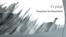  Presentation with black ink - Presentation design having black-watercolor-abstract-painted-ink background and a white colored foreground