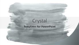  Presentation with black ink - PPT theme having black-watercolor-abstract-painted-ink background and a light gray colored foreground