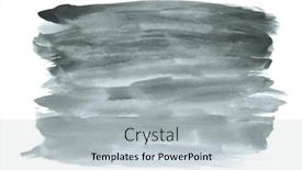  Presentation with black ink - Theme with black-watercolor-abstract-painted-ink background and a light gray colored foreground