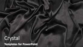  Presentation with silk - Slides enhanced with black-wave-silk-fabric-horizontal background and a dark gray colored foreground