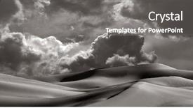  Presentation with beach ball sand dunes - Colorful slide set enhanced with black white abstract - beautiful image of the imperial backdrop and a gray colored foreground