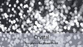  Presentation with black abstract - Slides having black white abstract - bokeh lights on dark background background and a light gray colored foreground
