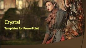 Presentation with scenery - Amazing slides having black white fashion - autumn scenery and blond beauty backdrop and a tawny brown colored foreground