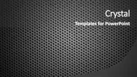  Presentation with structure - Presentation theme with green lining - black white mesh metal structure background and a dark gray colored foreground