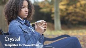  Presentation with african american teenager girl - Slide set consisting of black women depression - beautiful mixed race african american background and a ocean colored foreground