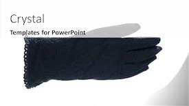  Presentation with black women - Audience pleasing PPT layouts consisting of black women's glove backdrop and a white colored foreground