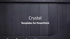  Presentation with texture - Audience pleasing PPT theme consisting of black-wooden-background-as-texture backdrop and a dark gray colored foreground