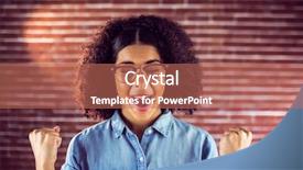  Presentation with success - Amazing PPT theme having black youth - attractive hipster celebrating success backdrop and a  colored foreground