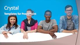  Presentation with id card - Presentation consisting of black youth - young friends showing card background and a  colored foreground