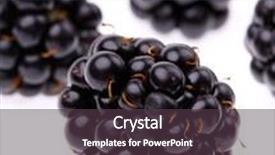  Presentation with herbal medicine - Slide deck featuring blackberry rubus fruticosus is sometimes used in herbal medicine as a treatment for diarrhea and dysentery background and a tawny brown colored foreground