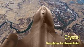  Presentation with flight - PPT layouts enhanced with blackbird - sr71 depicted in flight background and a tawny brown colored foreground