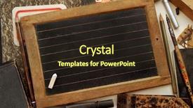  Presentation with blackboard - PPT theme consisting of blackboard and other children objects background and a wine colored foreground