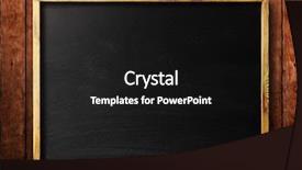  Presentation with chalkboard - Cool new presentation theme with account ability - driving excellence - responsibility written backdrop and a dark gray colored foreground