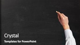 Presentation with chalkboard - Cool new PPT theme with blackboard chalkboard hand writing backdrop and a dark gray colored foreground