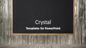  Presentation with blackboard - Slide set featuring blackboard-on-the-wall-background background and a  colored foreground