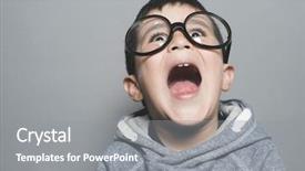  Presentation with student writing - Cool new slide set with blackboard school with a book backdrop and a gray colored foreground