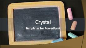  Presentation with slate - Amazing slides having blackboard colors - dirty and used old slate backdrop and a dark gray colored foreground