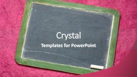  Presentation with white blank notebook silver - Amazing PPT theme having blackboard with a white chalk backdrop and a gray colored foreground