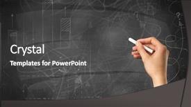  Presentation with lesson plan - Theme having blackboard with scribbles and plan background and a dark gray colored foreground