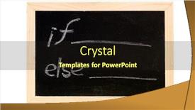  Presentation with blackboard - Presentation design consisting of blackboard-writing-white-a-word background and a wine colored foreground