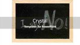  Presentation with words - PPT theme consisting of blackboard-writing-white-words background and a wine colored foreground