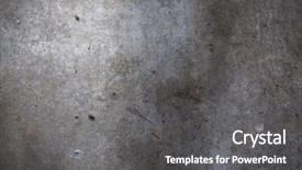  Presentation with concrete - Beautiful presentation theme featuring blackish - old concrete wall backdrop and a dark gray colored foreground