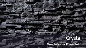  Presentation with marble tile texture stone wall - Amazing slide set having blackish - texture of grey stone wall backdrop and a wine colored foreground