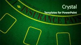  Presentation with poker - Amazing theme having part of poker table backdrop and a forest green colored foreground