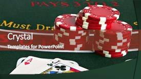  Presentation with black jack - Presentation theme with black jack - blackjack pays 3 to 2 background and a tawny brown colored foreground