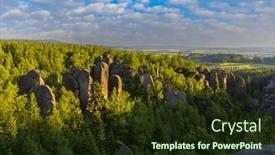  Presentation with eastern - PPT theme having blacksmith-gorge-kovarova-rokle-nature background and a wine colored foreground