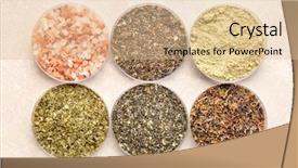  Presentation with supplements - Audience pleasing presentation design consisting of bladder - bowls of seaweed diet supplements backdrop and a lemonade colored foreground