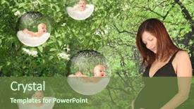  Presentation with babies - Slides featuring bladder - garden an expectant mother background and a tawny brown colored foreground