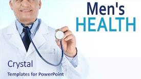  Presentation with urology - Beautiful PPT layouts featuring bladder - professional doctor with stethoscope isolated backdrop and a sky blue colored foreground