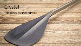  Presentation with carbon fiber - Slide set enhanced with blade of carbon fiber canoe background and a coral colored foreground