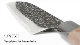  Presentation with carbon - PPT theme consisting of blade of expensive carbon steel background and a  colored foreground