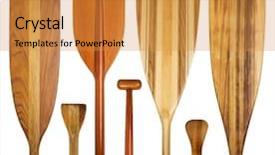  Presentation with wooden - PPT layouts having blades and grips of wooden background and a gold colored foreground