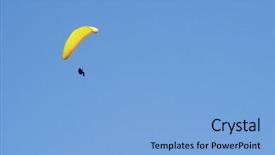  Presentation with mont blanc - Theme enhanced with blanc massif alps chamonix france background and a  colored foreground