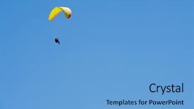  Presentation with mont blanc - Presentation consisting of blanc massif alps chamonix france background and a  colored foreground