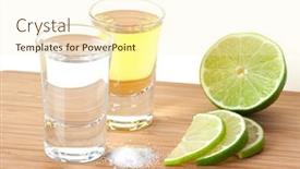  Presentation with blanco - Cool new presentation theme with blanco-and-gold-tequila backdrop and a cream colored foreground