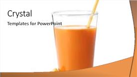  Presentation with apricot - Amazing slide deck having bland diet - glass of apricot juice isolated backdrop and a white colored foreground