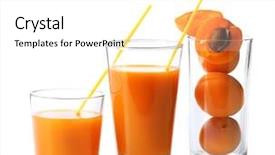  Presentation with juice - Audience pleasing presentation consisting of bland diet - glasses of apricots juice isolated backdrop and a white colored foreground