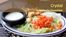  Presentation with simple - Amazing slides having bland diet - simple salad backdrop and a tawny brown colored foreground