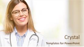  Presentation with announcement - Slide set with blank advertising banner good poster background and a cream colored foreground