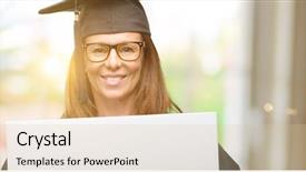  Presentation with announcement - Presentation theme having blank advertising banner good poster background and a lemonade colored foreground