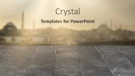  Presentation with dark grey - PPT theme with blank-aged-textured-dark-grey background and a lemonade colored foreground