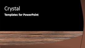  Presentation with create - Presentation theme enhanced with blank-aged-textured-oaken-wooden background and a black colored foreground