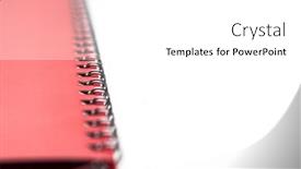  Presentation with blank - Audience pleasing presentation theme consisting of blank-background-paper-spiral-notebooks backdrop and a white colored foreground