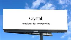  Presentation with dubai skyline on blue sky - Colorful presentation design enhanced with blank billboard against blue sky backdrop and a white colored foreground