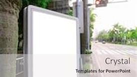  Presentation with blank - Slides featuring blank-billboard-and-road background and a white colored foreground