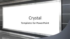  Presentation with interior - PPT layouts consisting of blank billboard in modern interior background and a white colored foreground